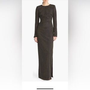 Monique Lhuillier
Lorelei Crystal Long
Sleeve Gown Sz 16